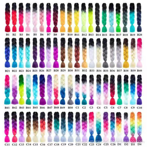 wholesale synthetic ombre braids 3 tone Tz yaki  pre stretched braiding hair for kanekalo  out braiding hair